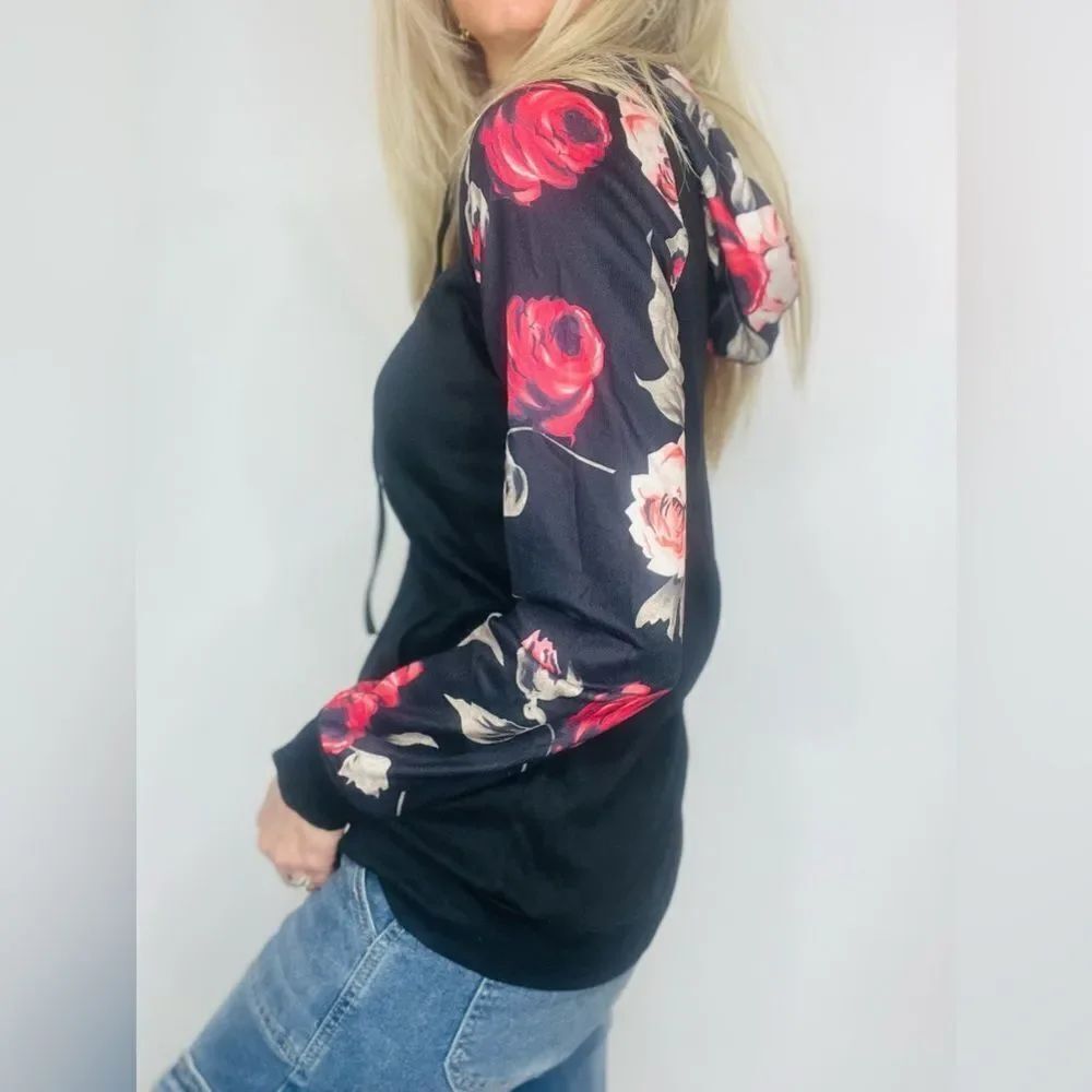 Floral printed Hoodie